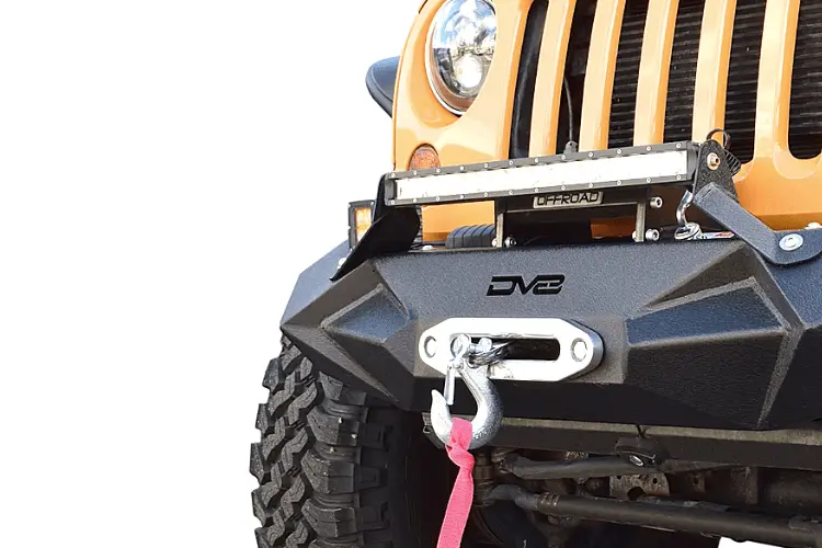 Dv8 Offroad Jeep Gladiator Jt 2020-2023 Front Bumper Mid-Width With Light Bar Mount Winch Ready Fbshtb-24 1