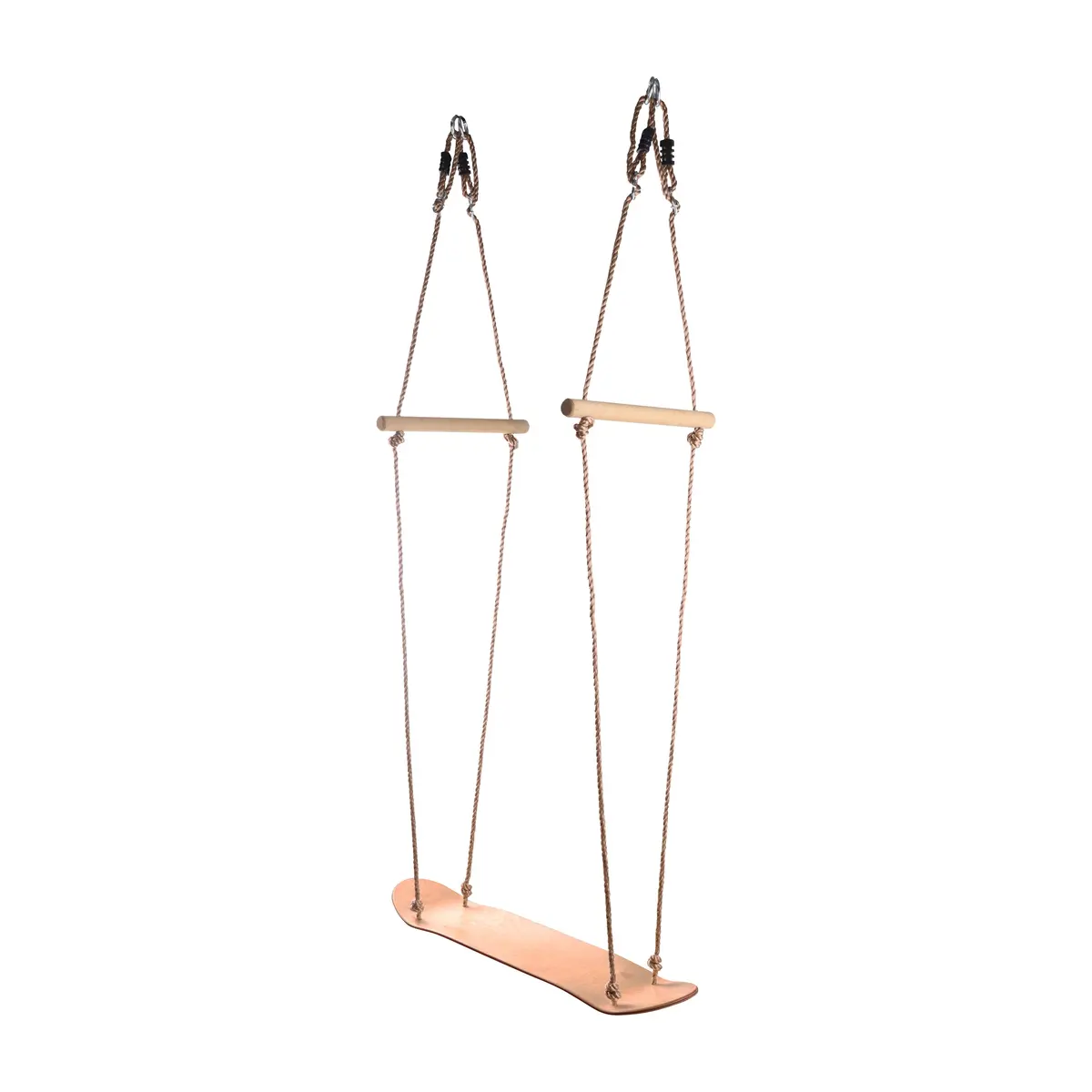 Bliss Outdoors Bh-992B Wooden Skateboard Swing W/ Handle Bars & Hanging Hardware | 200 Lb. Capacity 1