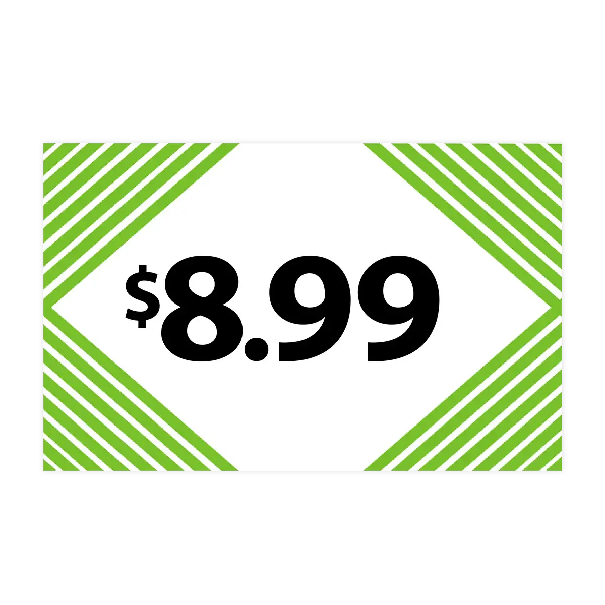 Merchandising Fixture - $8.99 Retail Tag 25 Per Pack 978440 1