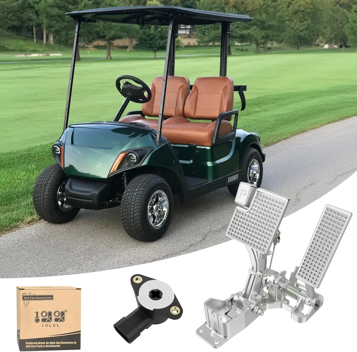 Golf Cart Accelerator Brake Pedal Assembly For Yamaha G29 2006-2011 - 10L0l 1