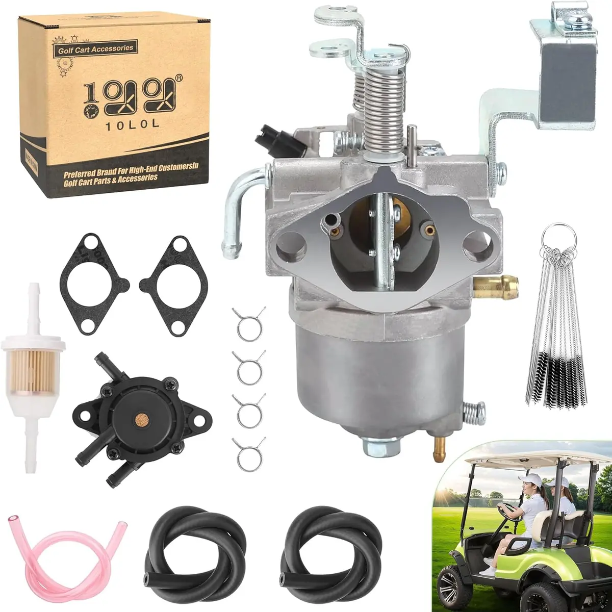 Golf Cart Carburetor For Yamaha G22 G23 G27 G29 2003-Up 4-Cycle Gas Golf Cart - 10L0l 1