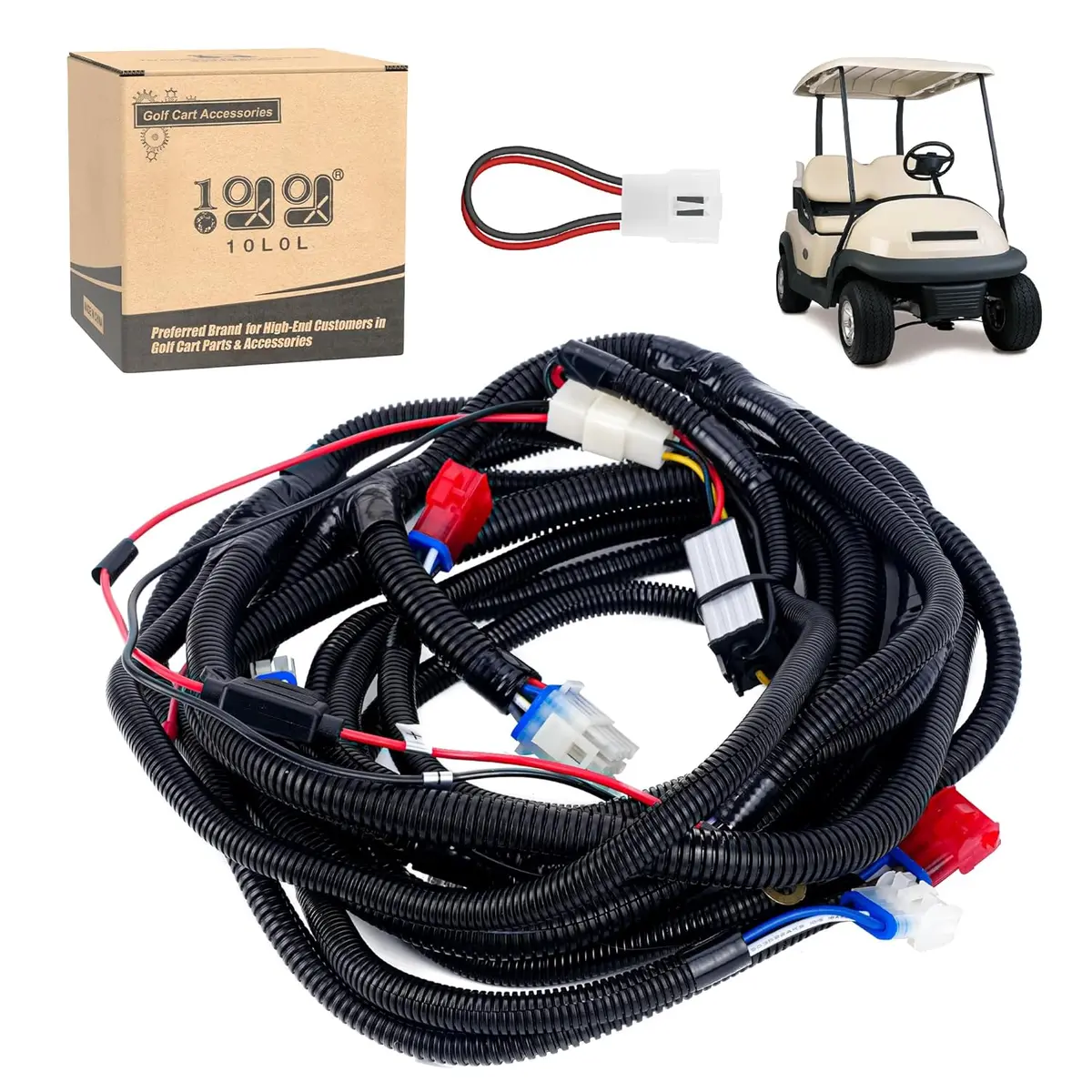 Golf Cart Main Wiring Harness For Club Car Precedent (2008-2011) - Oem #103374901 Replacement - 10L0l 1