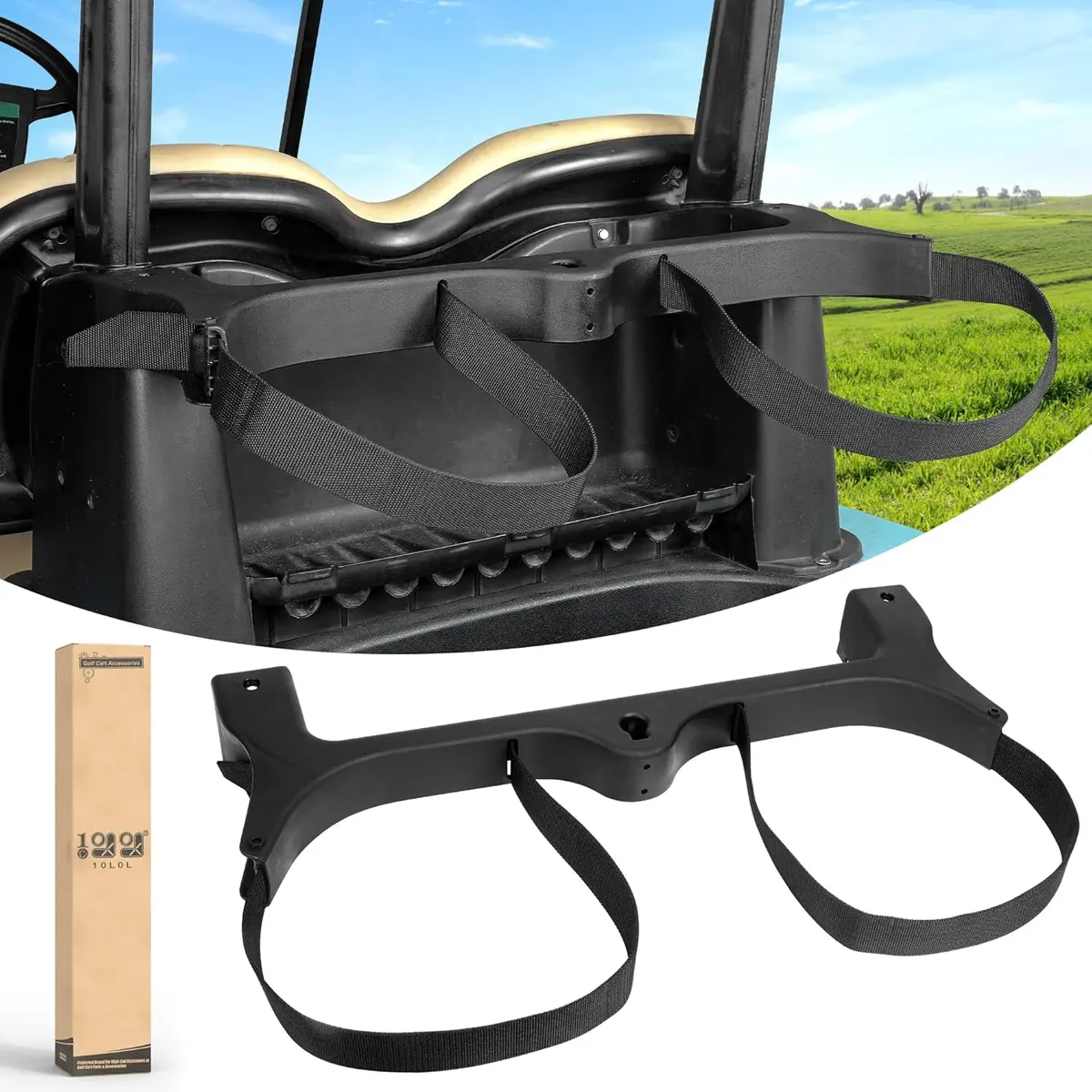 Golf Bag Attachment For Club Car Precedent 2004-Up Gas & Electric - 10L0l 1