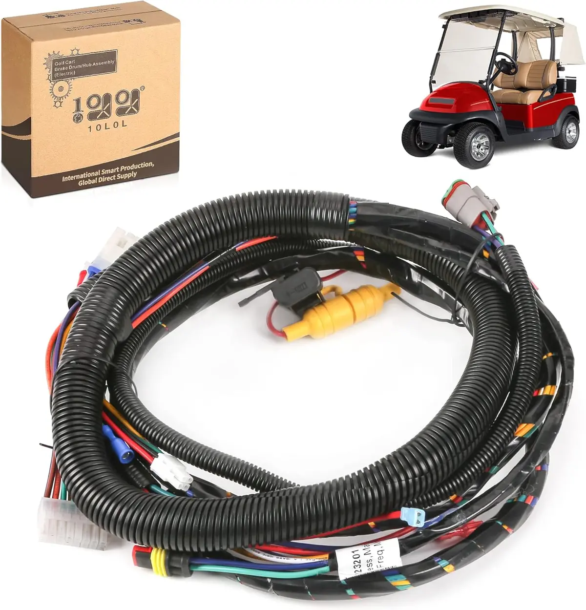 10L0l Golf Cart Main Harness For Club Car Precedent 2012-2014 Oem#103850301 1
