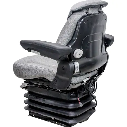 12V Heavy Duty Tractor Excavator Backhoe Loader Seat W/ Air Suspension 3