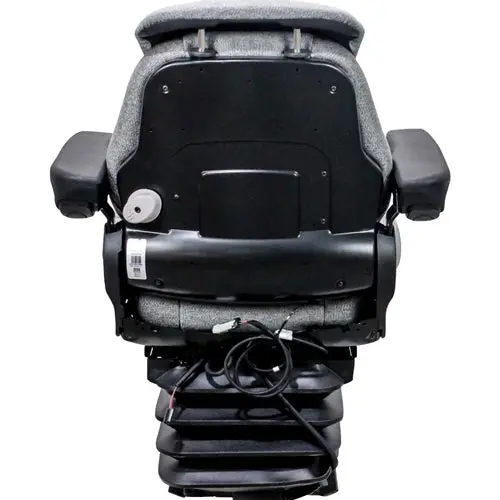 12V Heavy Duty Tractor Excavator Backhoe Loader Seat W/ Air Suspension 4