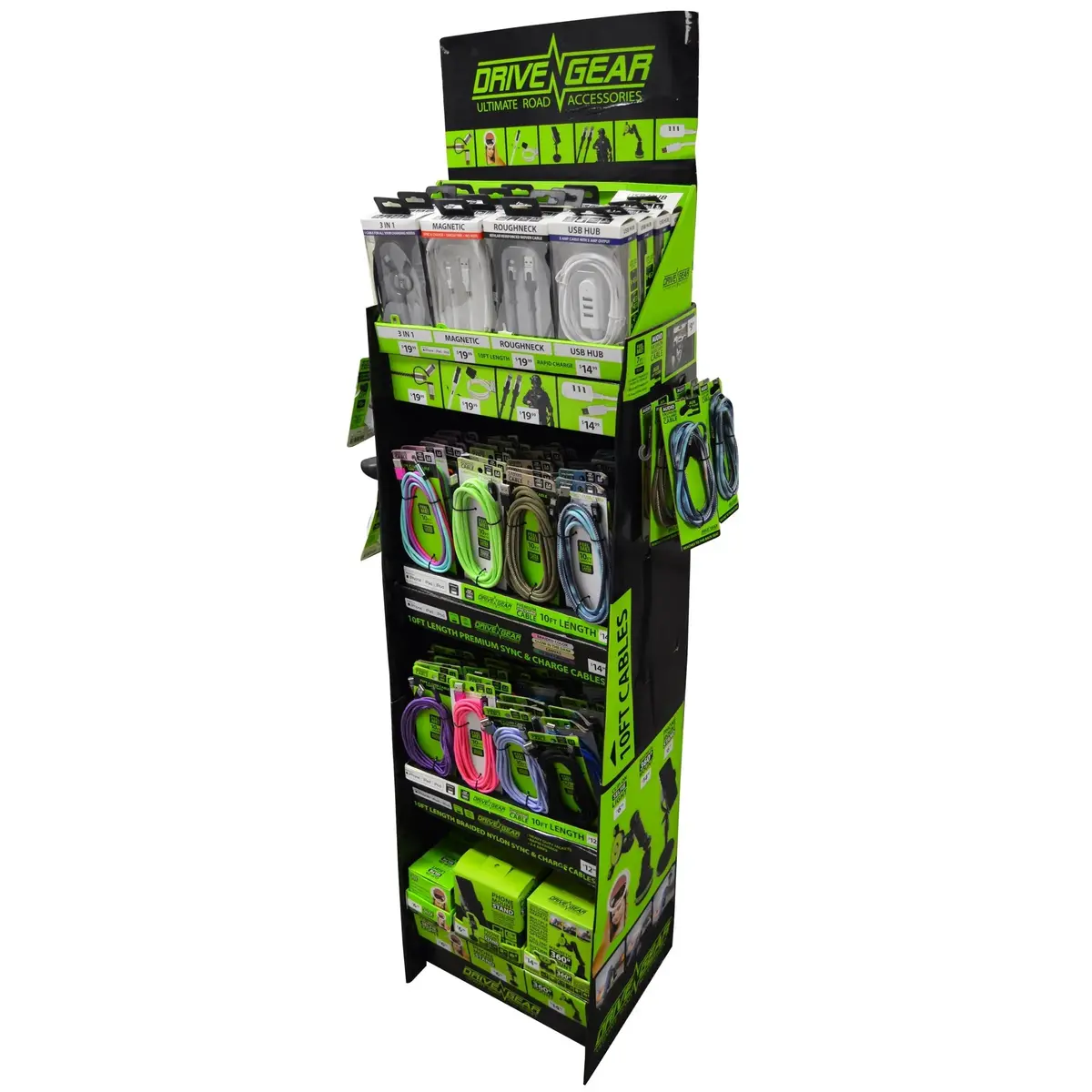Tech And Travel Mobile Driver Assorted Floor Display - 90 Pieces Per Retail Ready Display Kit 88356 1