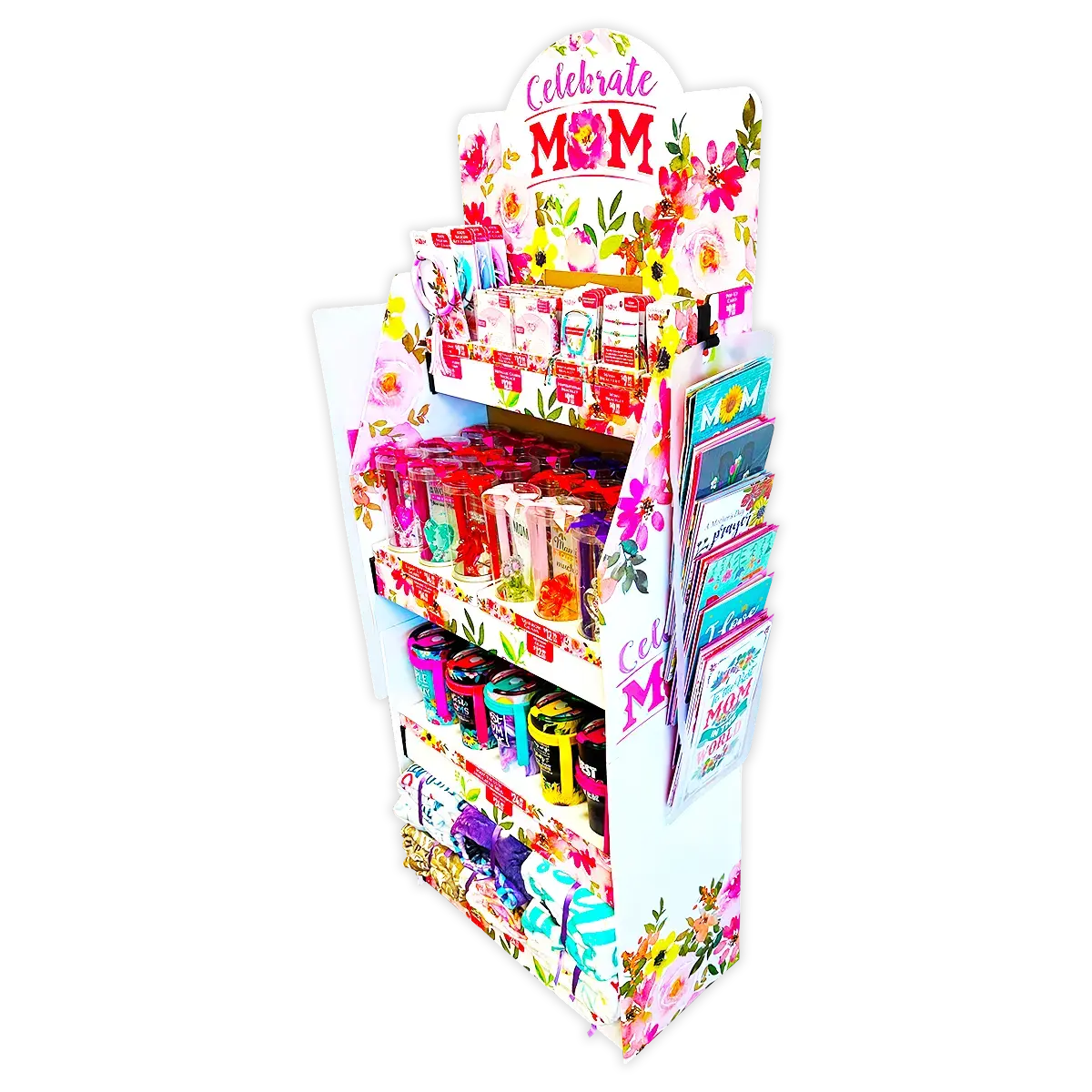 Mothers Day Celebrate Mom Assortment Floor Display - 96 Pieces Per Retail Ready Display Kit 88434 1