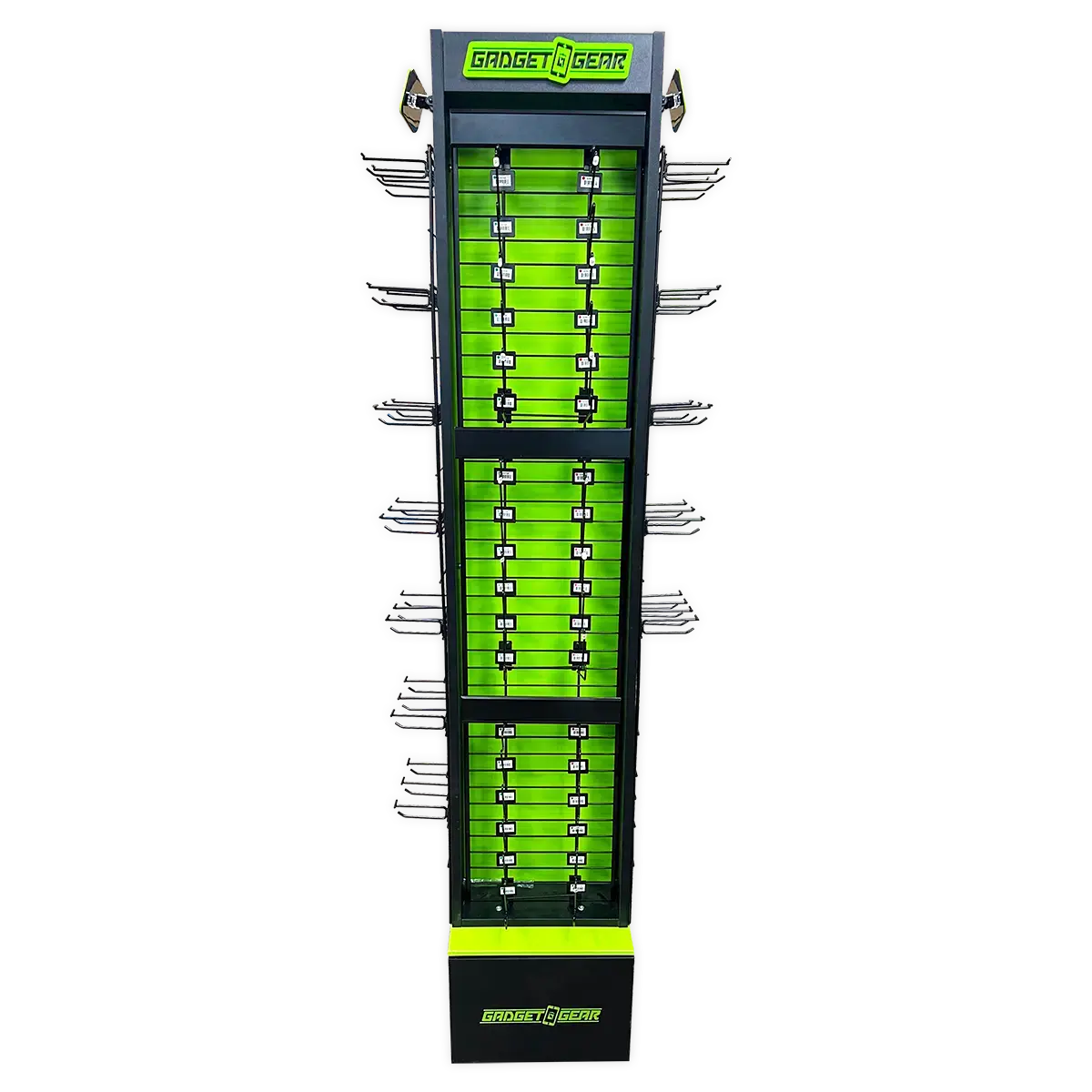 Merchandising Fixture - Next Gen Gadget Gear 60" Spinner Shelf/Grid Floor Display Kit Only 88541 1