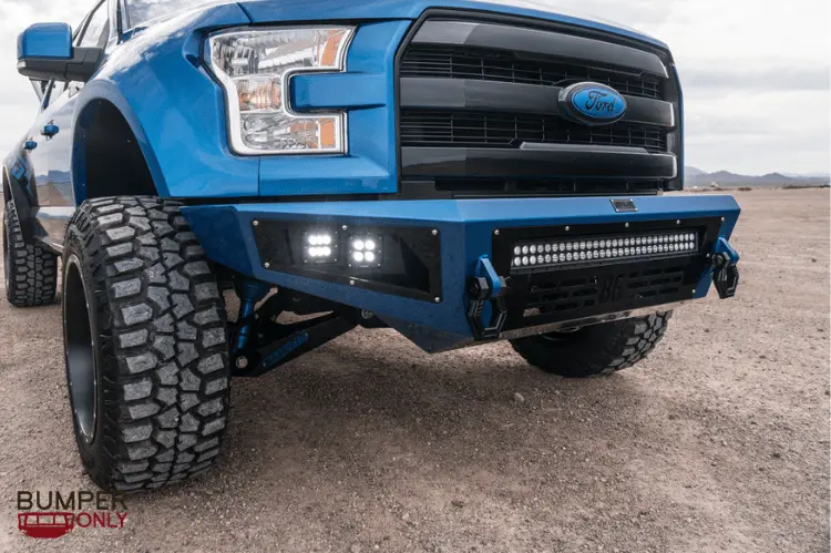 Bodyguard Gaf17dntnn Ford F450/F550 Superduty 2017-2022 A2l Base Front Bumper Acc Compatible Single Light Bar Cutout 2