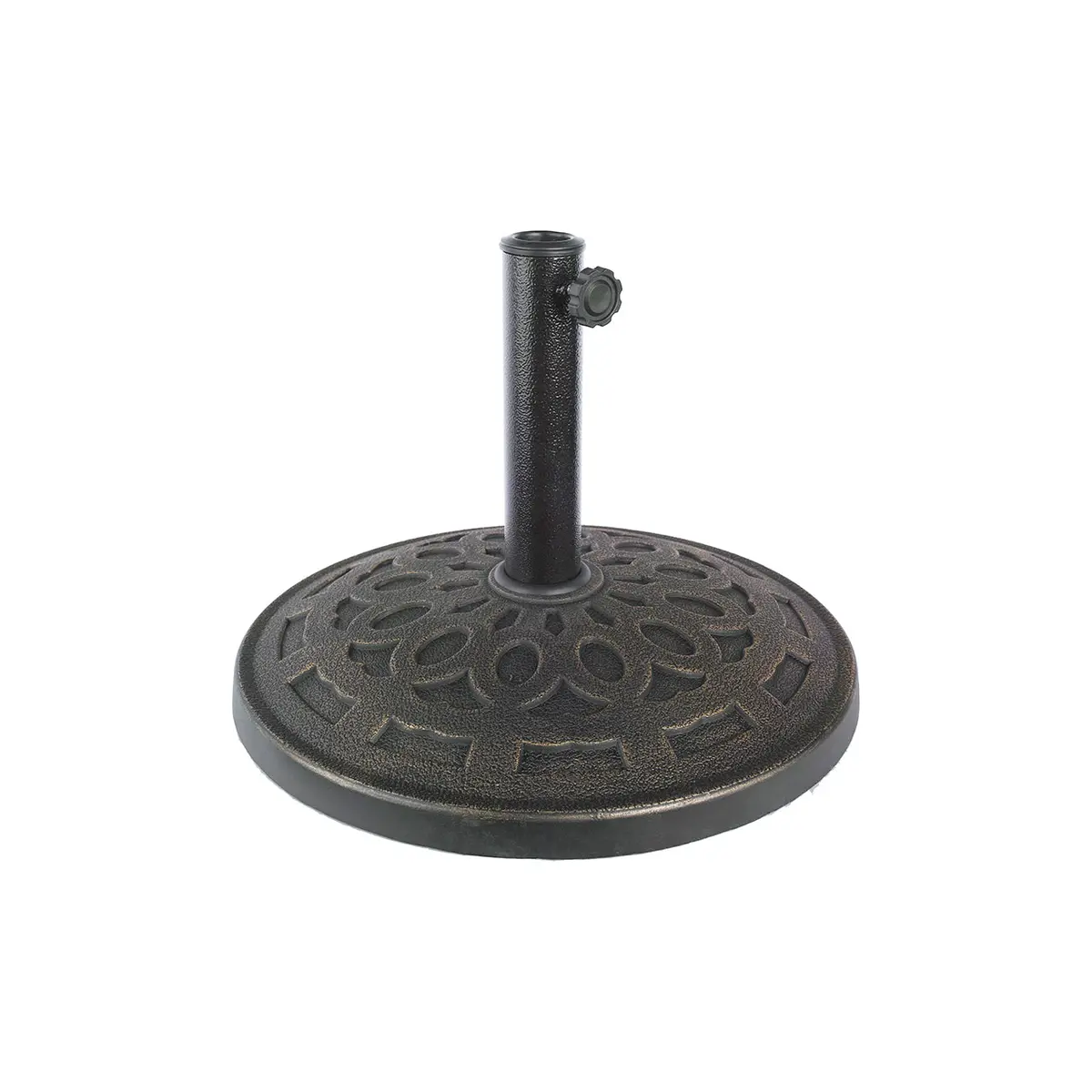Bliss Outdoors Ubs-062 Outdoor Umbrella Stand W/ Metro Pattern | Fits Umbrellas 1.5" Diameter | Weather Resistant | 32 Lbs. 1