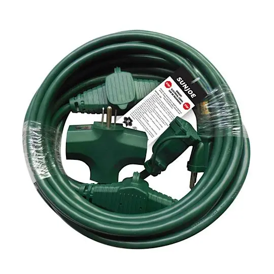 Snow Joe + Sun Joe Pjext25mo-Grn Indoor + Outdoor Extension Cord | 25-Foot | Cord Connect Adapter | Green 1