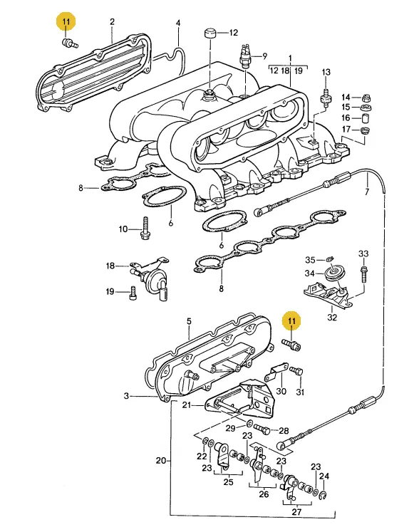 900 067 270 0Am - Intake Manifold Side Plates - Cap Screw M6 X 25 1