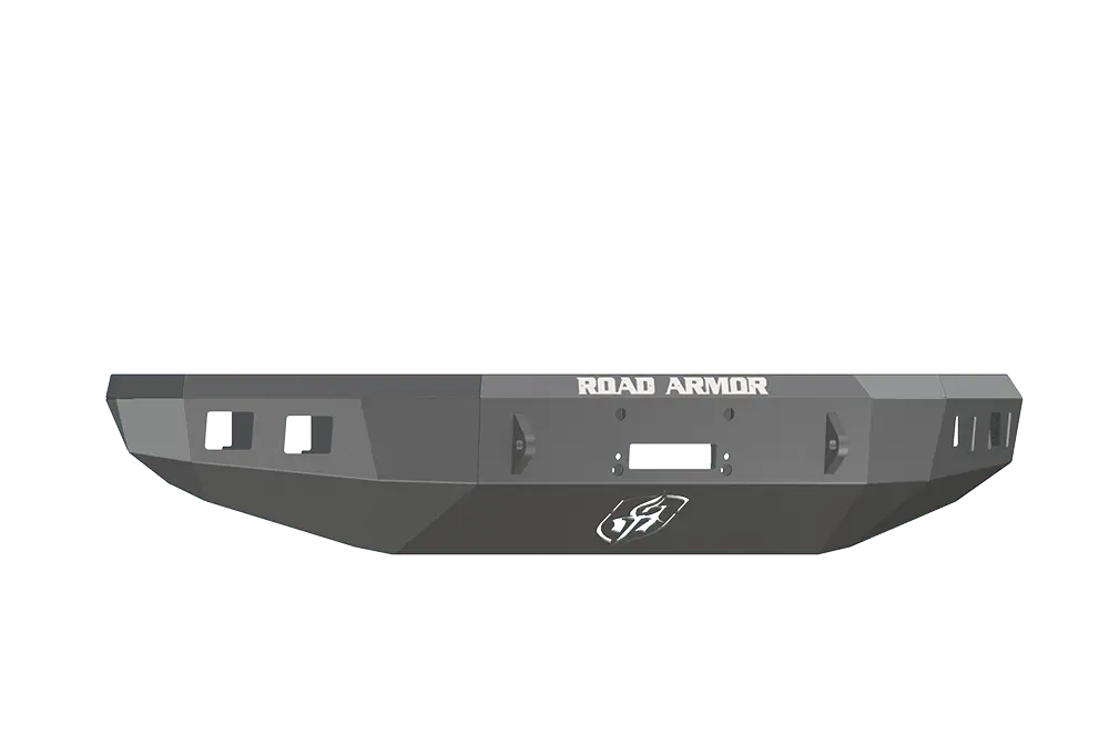 Road Armor Stealth 914R0b 2014-2021 Toyota Tundra Front Winch Ready Bumper No Guard, Black Finish And Square Fog Light Hole 1
