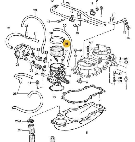 928 110 248 01 - Intake T/B Boot 78 To 84 2