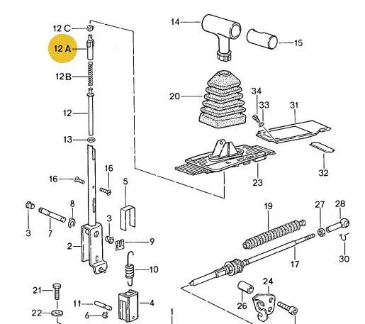 928 426 271 01 - Guide - Auto Shifter 83 To 95 1