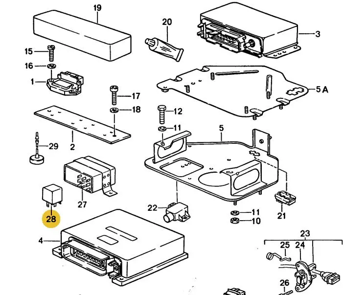 928 615 175 01 - Ignition Monitor Relay Bypass - 89 To 95 2