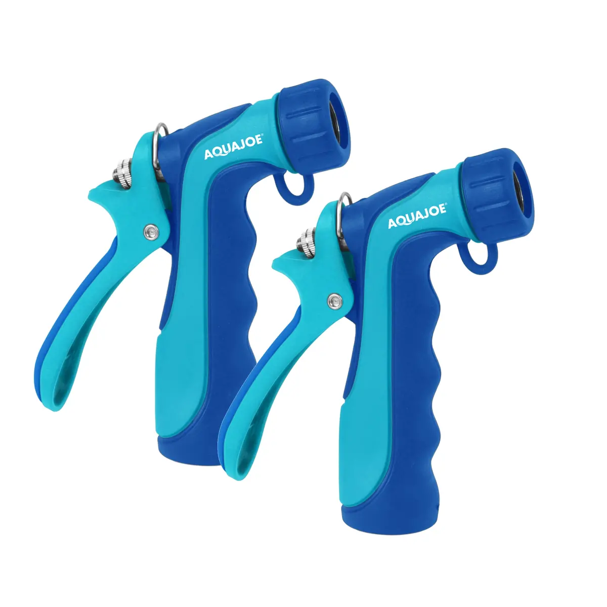Aqua Joe Ajhn100-2Pk Indestructible Series Metal Insulated Nozzle | W/ Rubber Over Mold For Hot/Cold Use | 3-Spray Pattern | 2 Pack 2