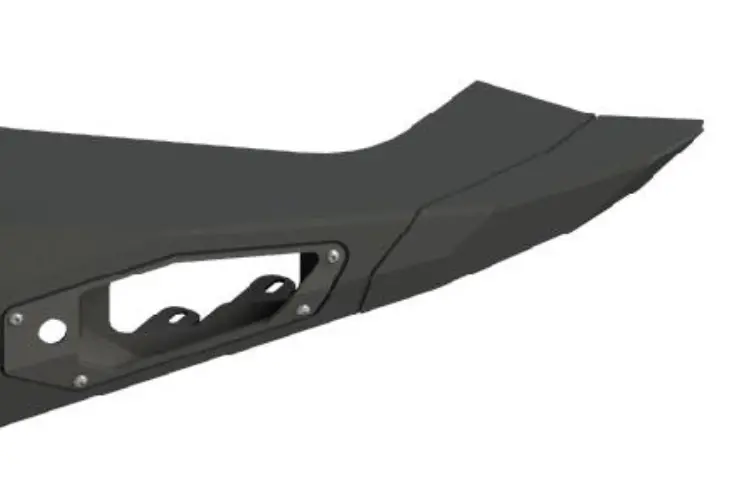 Bodyguard 95324T Ford Bronco End Caps For Winch Mount Front Bumper, Pair 1