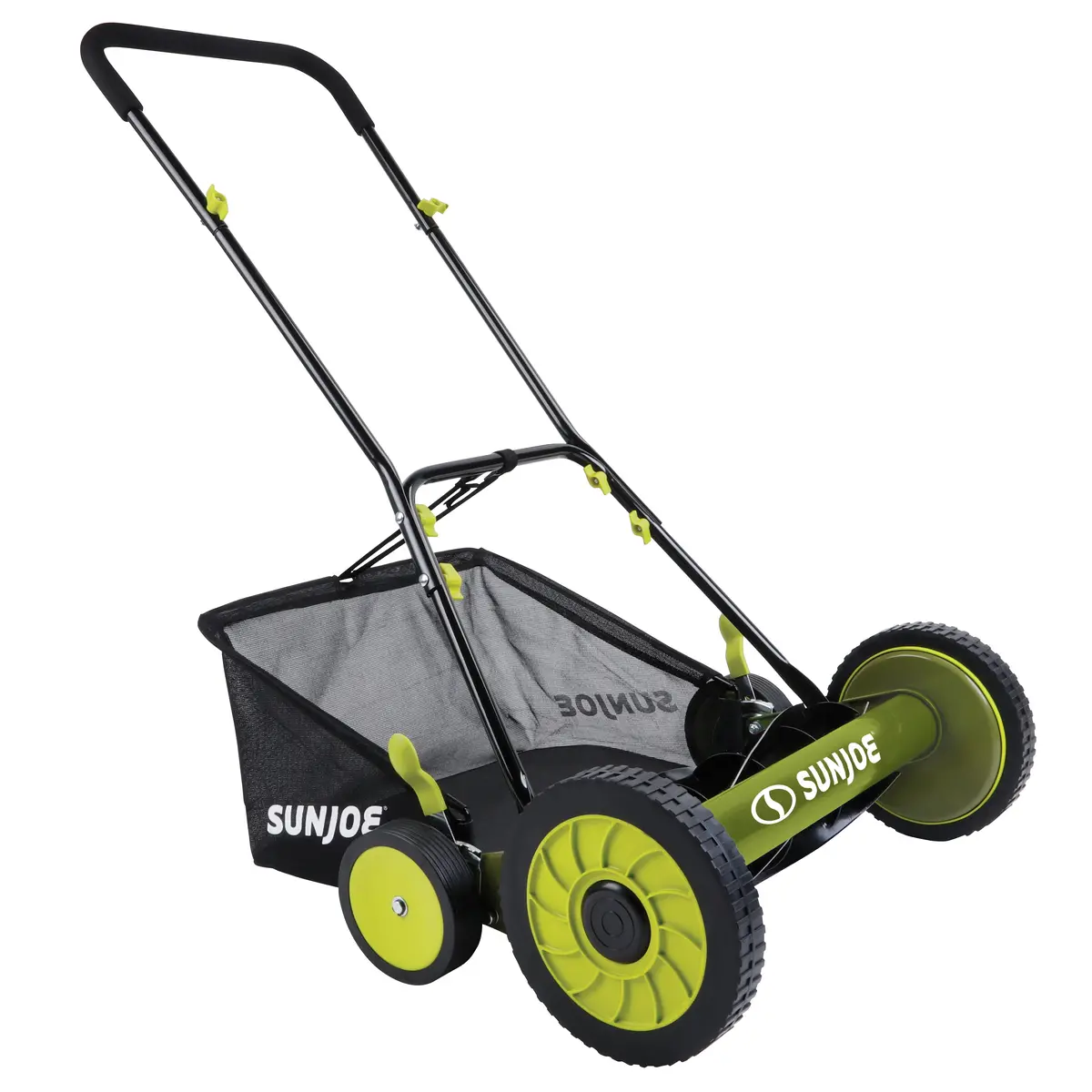 Sun Joe Mj501m Manual Reel Mower W/ Grass Catcher | 18-Inch | 9-Position 1