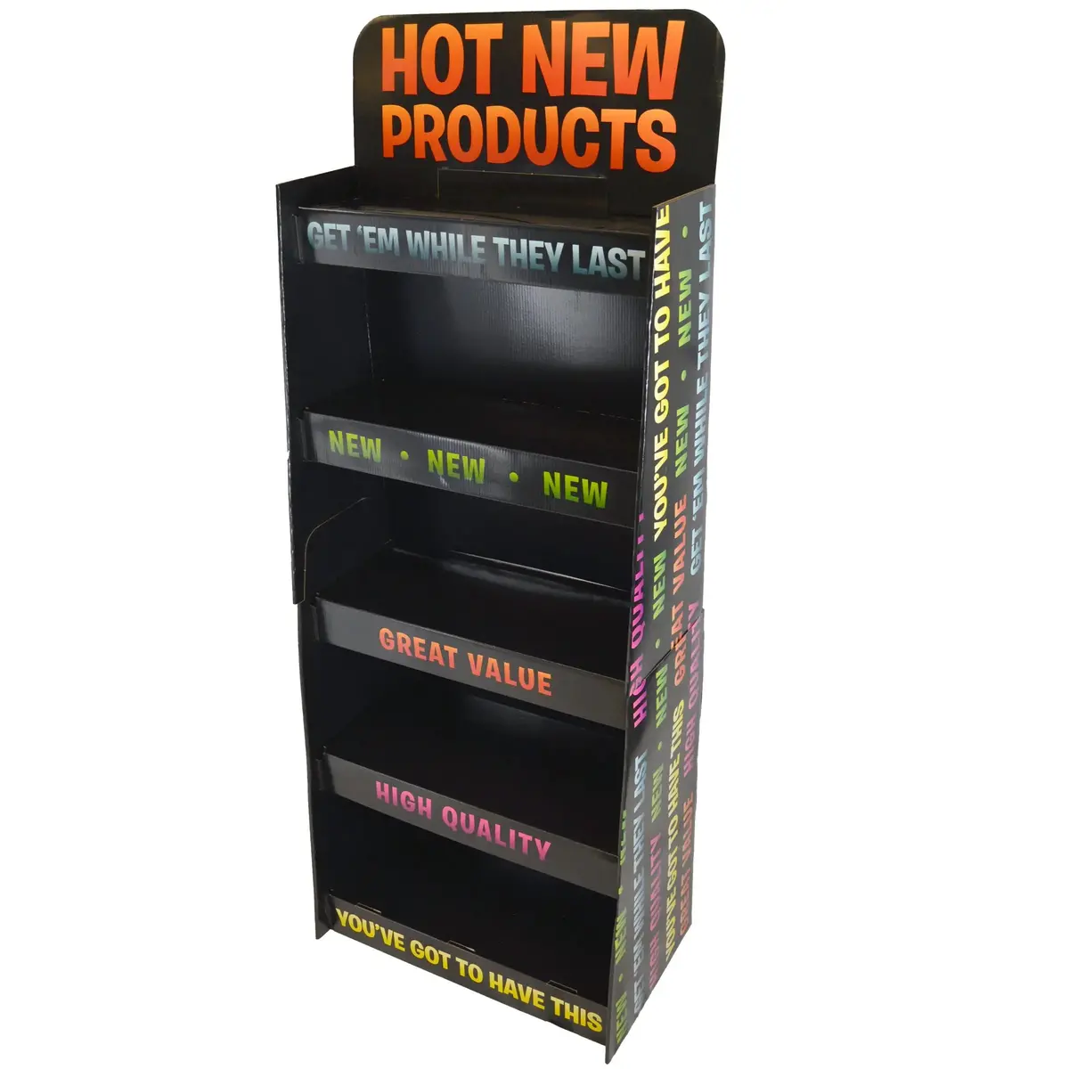 Merchandising Fixture - Corrugated Novelty 2 Floor Display Only 972900 1