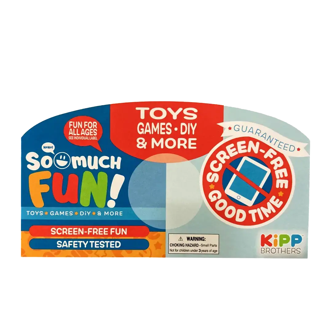 Merchandising Fixture -  So Much Fun Blank Toy Bin Card Signage 975700 1