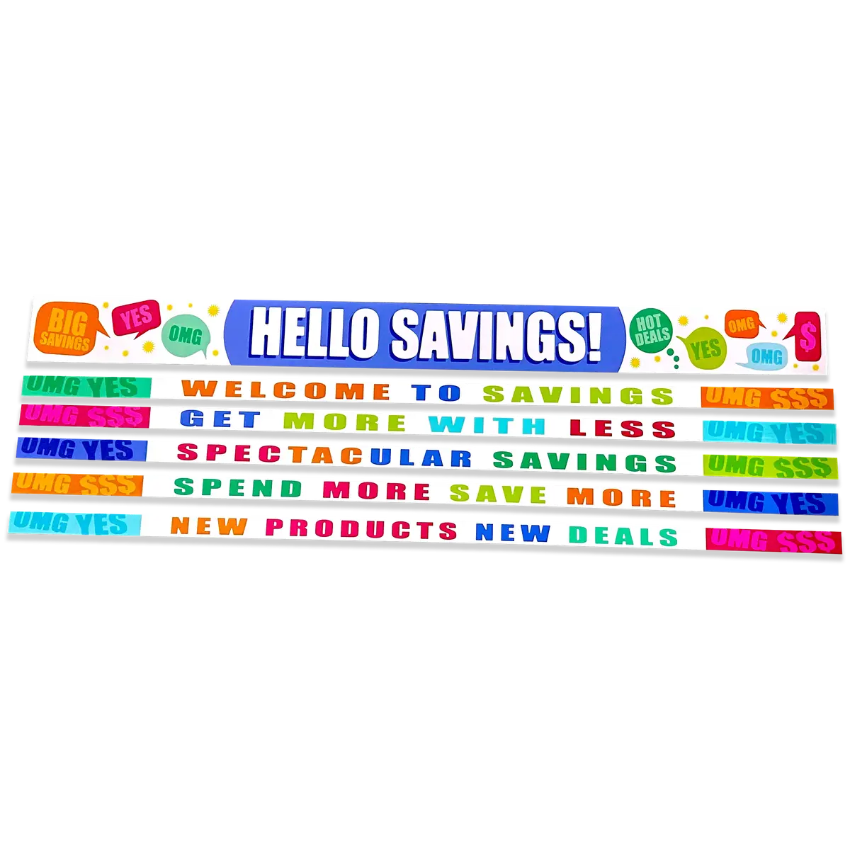 Merchandising Fixture - 4 Merchandising 6 Sign Set 977280 1