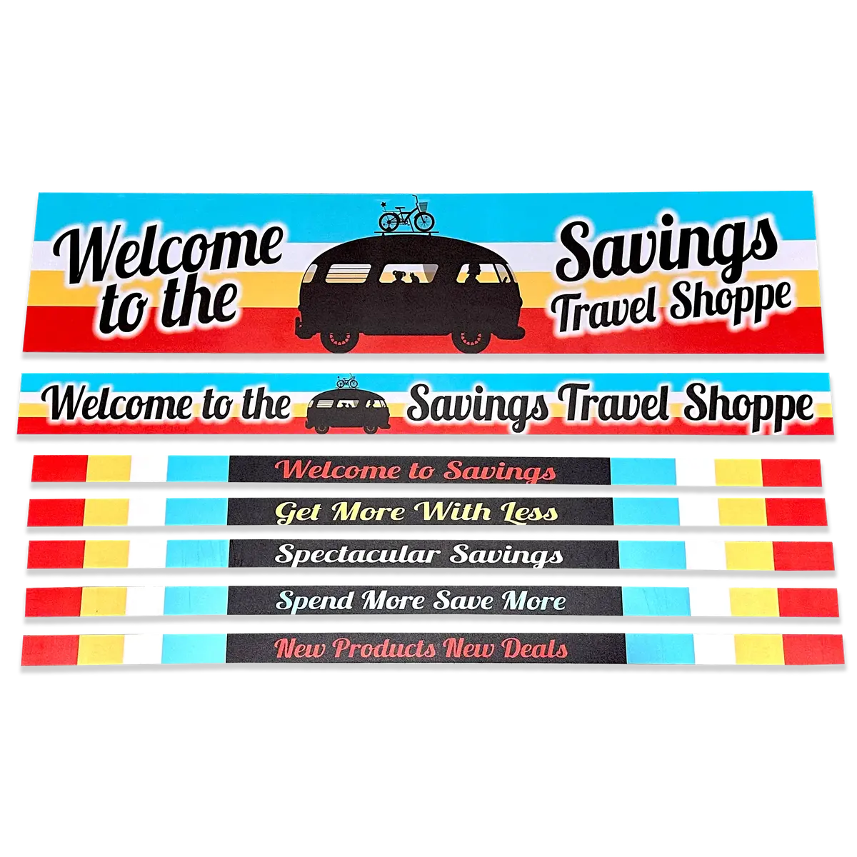Merchandising Fixture - 3 Merchandising 7 Sign Set 977440 1