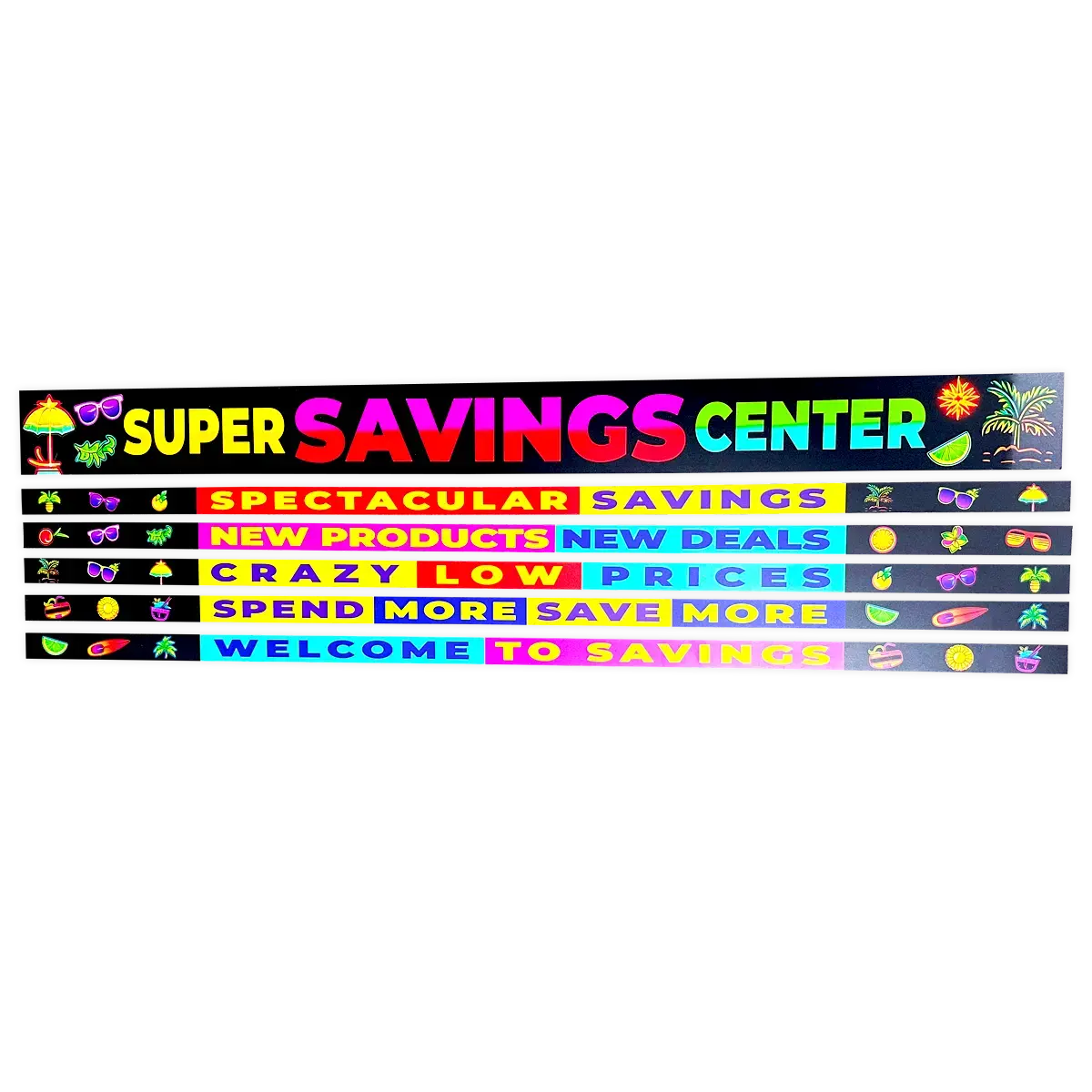 Merchandising Fixture - 4 Merchandising 6 Sign Set 978960 1