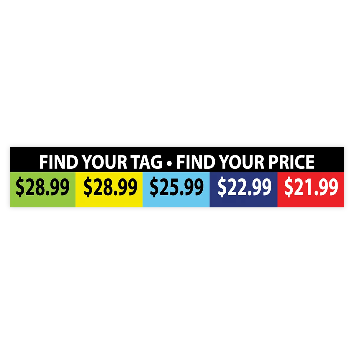 Merchandising Fixture  - Sungear Sbt Retail Pricing Strip Signage Only 980480 1