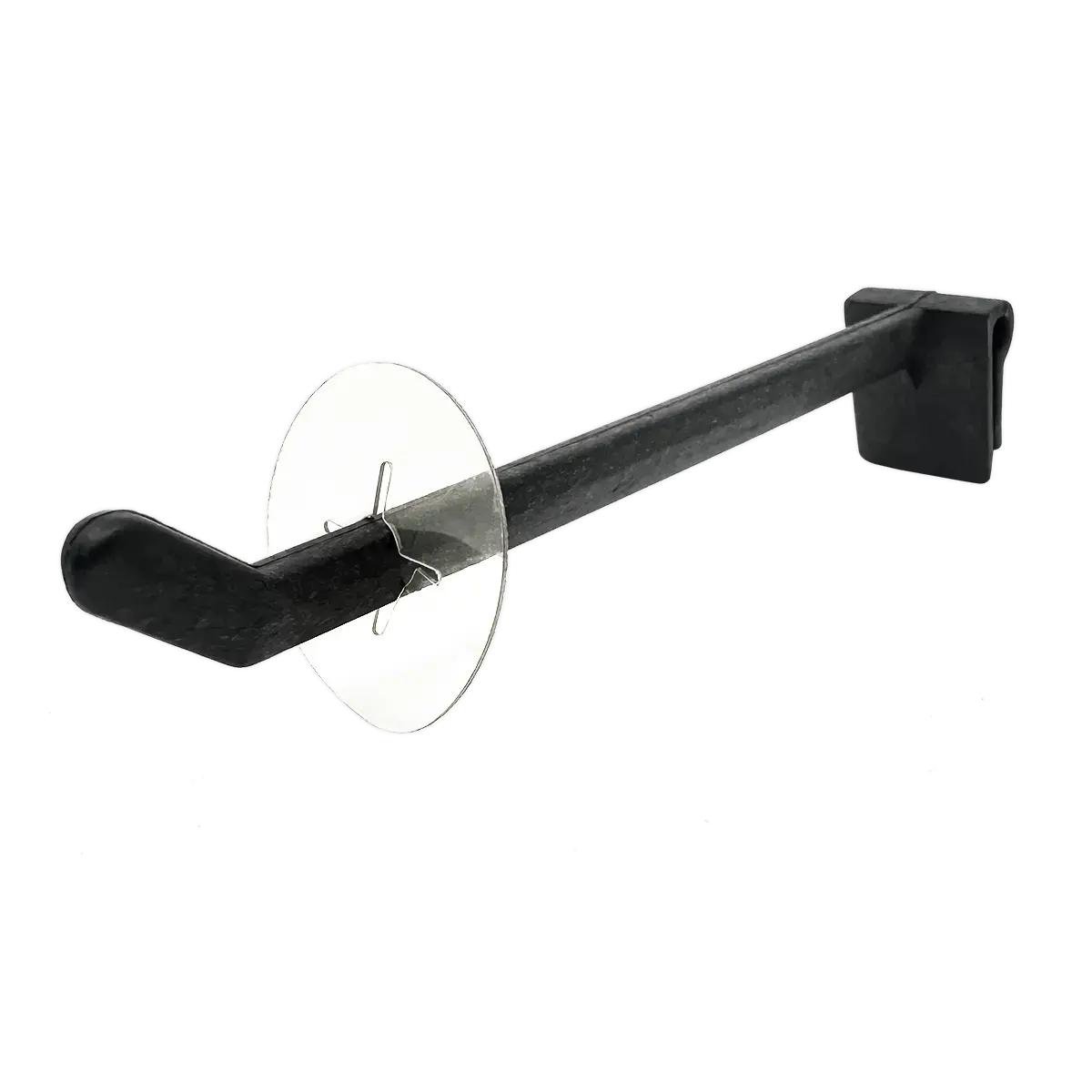 Merchandising Fixture - Long Black Plastic Pegs With Peg Stop - 18 Pieces Per Pack 986080 1