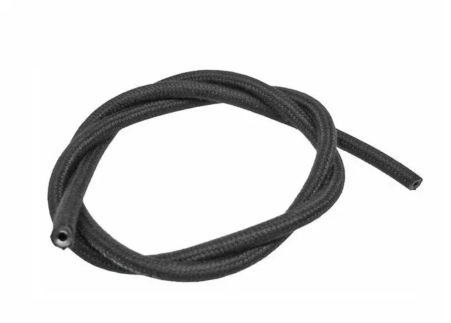 999 239 003 40 - Vacuum/Breather Hose - 3 X 7 Black Cloth Covered - Per Meter - Oem Cohline 1