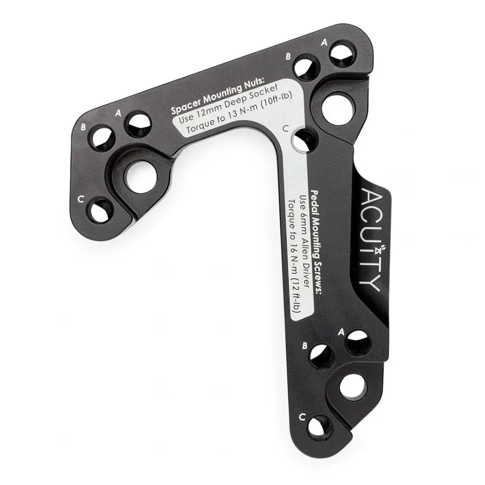 Acuity Throttle Pedal Spacer (Lhd) - Honda Civic Type R Fk8 17-21 / Civic (Incl Si) 12+ / Accord 12+ / Fit 14-17 2