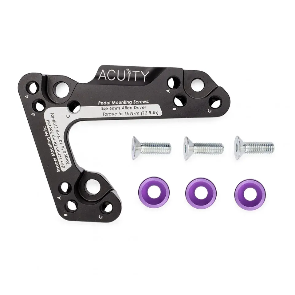 Acuity Throttle Pedal Spacer (Lhd) - Honda Civic Type R Fk8 17-21 / Civic (Incl Si) 12+ / Accord 12+ / Fit 14-17 1