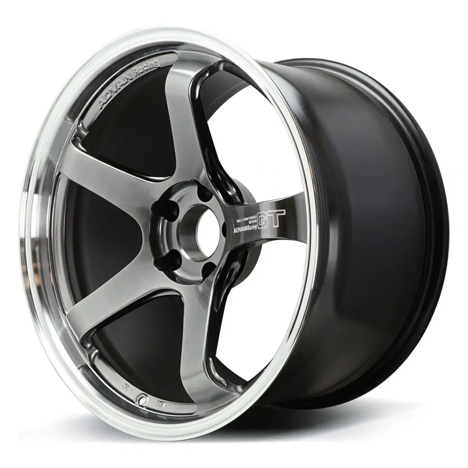 Advan Gt Beyond Wheel - 19" Sizes - Machining/Racing Hyper Black Finish 1
