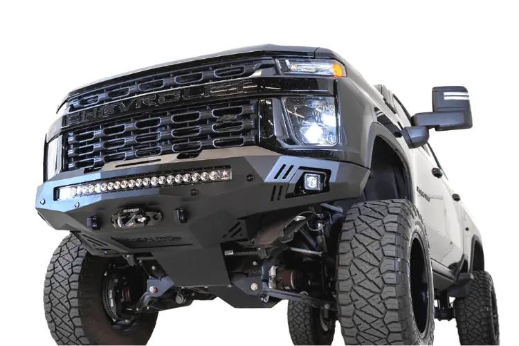 Add F271202890103 Chevy Silverado 2500/3500 2020-2023 Stealth Fighter Front Bumper Sensors Winch Ready 1