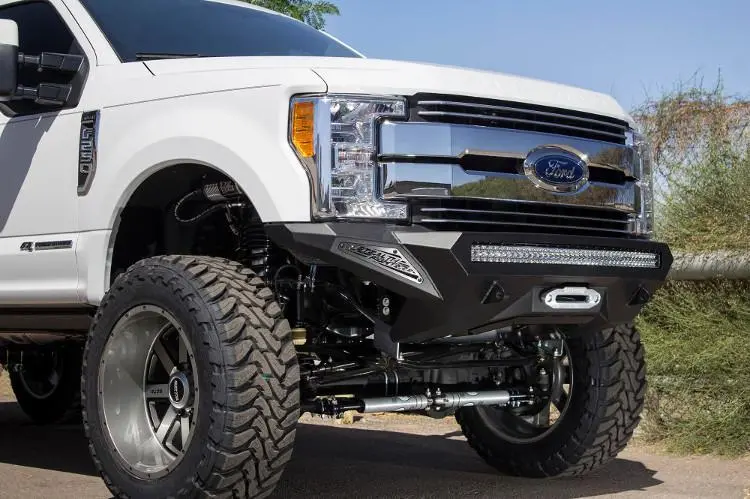 Add F161202860103 Ford F250/F350 Superduty 2017-2022 Stealth Fighter Front Bumper Winch Ready 1