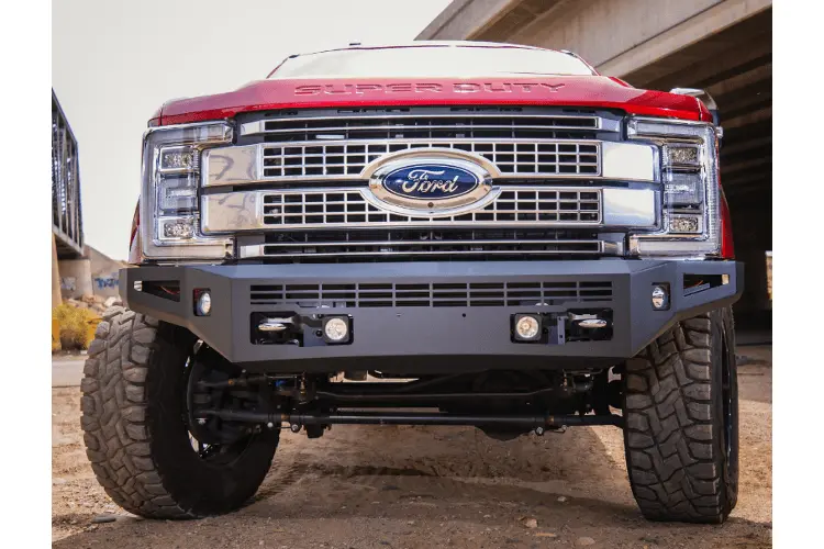 Ici Aluminum Ford F450/F550 Superduty 2017-2022 Alumilite Front Bumper Non Winch Al-Fbm14fdn 2