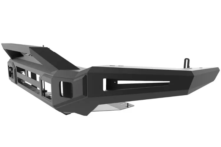 Ici Aluminum Ford F150 2018-2020 Alumilite Front Bumper Non Winch With Optional Bolt-On Rt Series Light Bracket Al-Fbm15fdn-Rt 2
