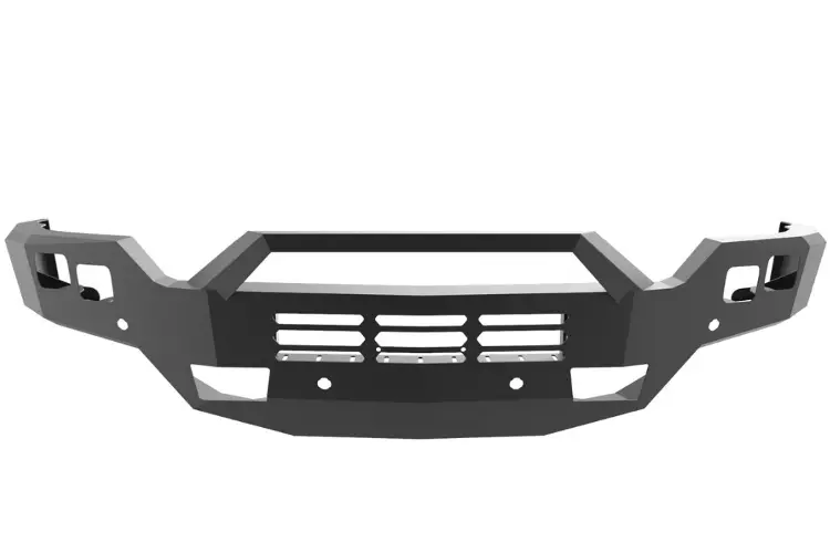 Ici Aluminum Chevy Silverado 1500 2016-2018 Alumilite Front Bumper Non Winch With Optional Bolt-On Rt Series Light Bracket Al-Fbm16chn-Rt 1