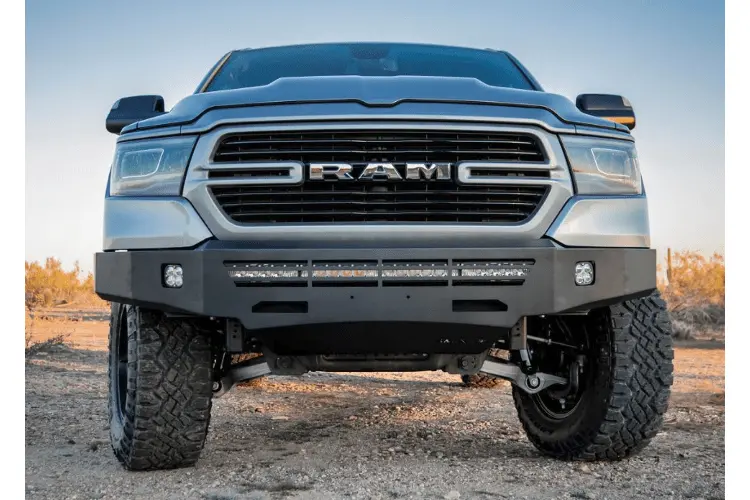 Ici Aluminum Dodge Ram 1500 2019-2024 Alumilite Front Bumper Non-Winch Al-Fbm39dgn 1