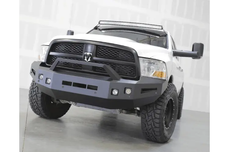 Ici Aluminum Dodge Ram 1500 2013-2018 Alumilite Front Bumper Non Winch With Optional Bolt-On Rt Series Light Bracket Al-Fbm96dgn-Rt 1