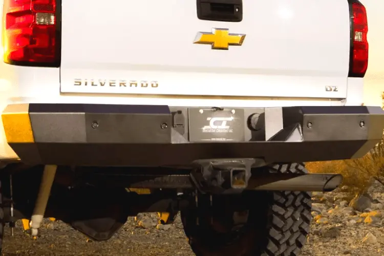 Ici Aluminum Chevy Silverado 2500/3500 2015-2019 Rear Bumper Al-Rbm95chn 1