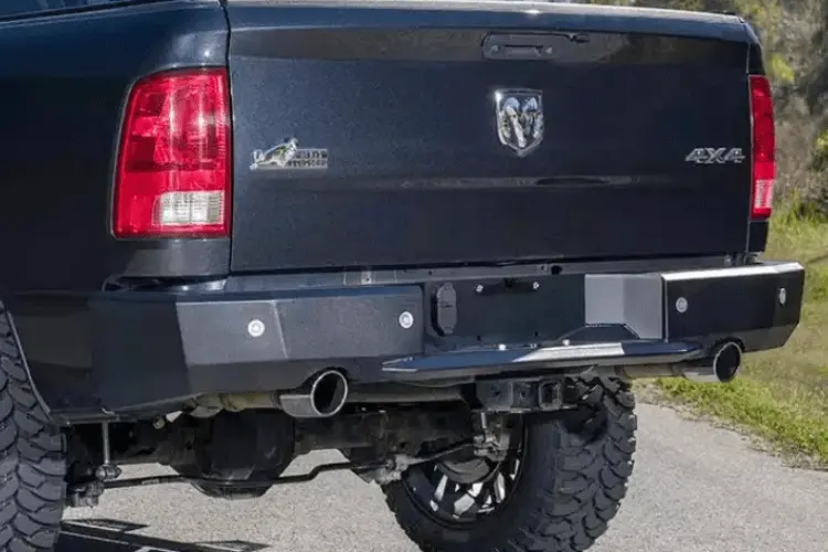 Ici Aluminum Dodge Ram Rebel 2015-2018 Rear Bumper Al-Rbm97dgn 1