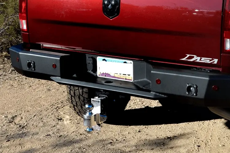 Ici Aluminum Dodge Ram Rebel 2015-2018 Rear Bumper Al-Rbm97dgn 2