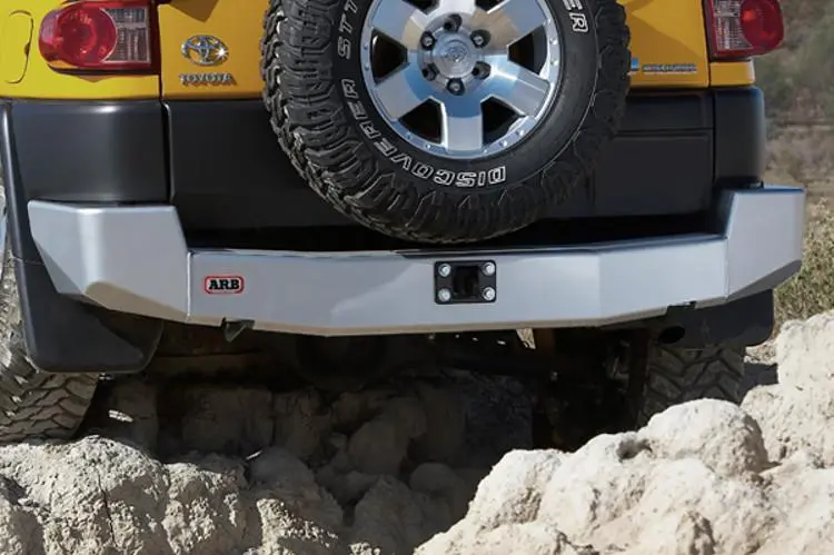 Arb 5620010B Toyota Fj Cruiser 2007-2014 Rear Bumper Black Powder Coat Finish 1