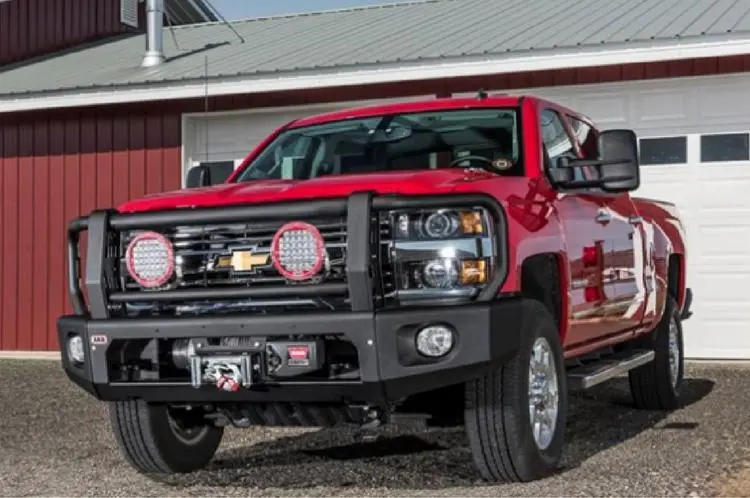 Arb 2262010 Chevy Silverado 2500/3500 2015-2018 Modular Full Deluxe Front Bumper Winch Ready With Grille Guard 1