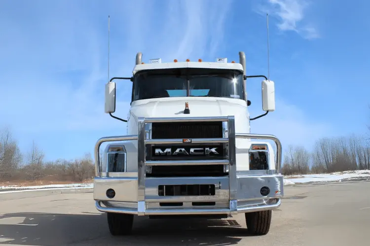 Ali Arc Mk585bcq Mack Anthem 2018-2025 With Quick Release Curved Semi Truck Bumper 1