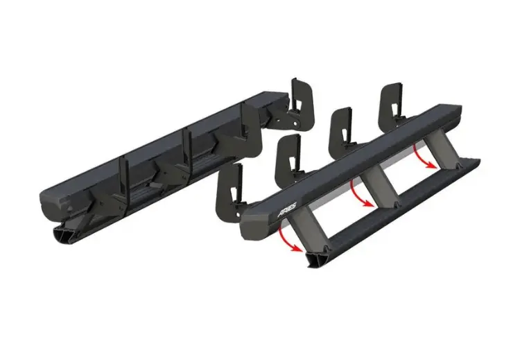 Aries 3047902 Chevy Silverado 2500Hd/3500Hd 2013-2019 Actiontrac 83.6" Powered Running Boards Crew Cab 1