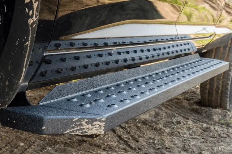 Aries Ridgestep Running Boards Black Steel 6-1/2" 2055513 Dodge Ram 1500 2009-2023 1